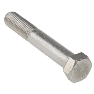 RS PRO Plain Stainless Steel Hex Bolt M16 x 100 mm Length Grade 304 DIN 931 508-1256