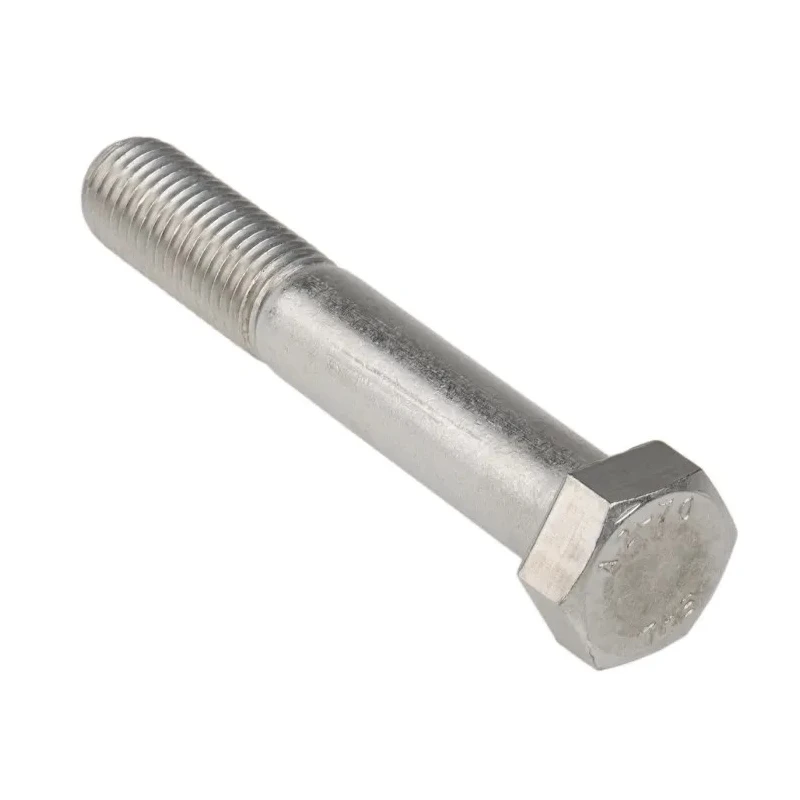 RS PRO Plain Stainless Steel Hex Bolt M16 x 100 mm Length Grade 304 DIN 931 508-1256
