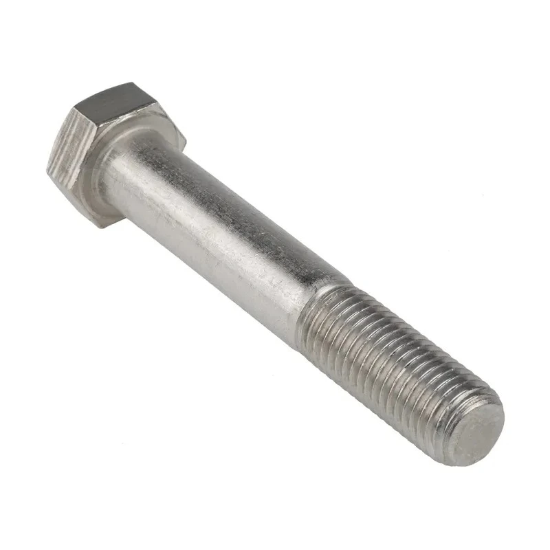 RS PRO Plain Stainless Steel Hex Bolt M16 x 100 mm Length Grade 304 DIN 931 508-1256