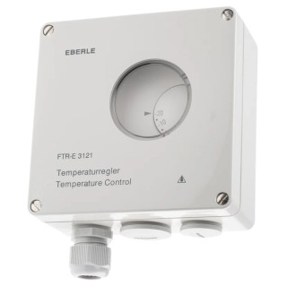 Eberle Electronic CO Thermostat 230V AC 50 °C Maximum -20 °C Minimum Temperature Setting Range 0 to 40°C FTRE 3121