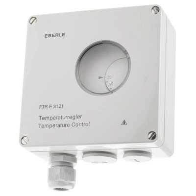 Eberle Electronic CO Thermostat 230V AC 50 °C Maximum -20 °C Minimum Temperature Setting Range 0 to 40°C FTRE 3121