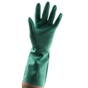 Polyco Healthline Green Nitrile Coated Work Gloves Size 7 12 Pcs 914