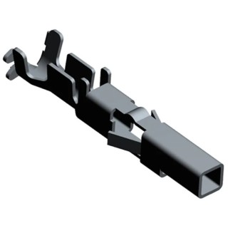 TE Connectivity VAL-U-LOK Series Female Crimp Terminal 26 AWG Min Crimp, 22 AWG Max, 9A Current, Brass Tin Plated 2238019-1