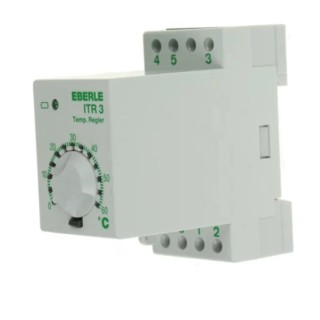 Eberle Electronic Thermostat with 1 CO Switch Configuration, 24V AC Supply Voltage, Operating Range -10°C to ITR-3 528 800
