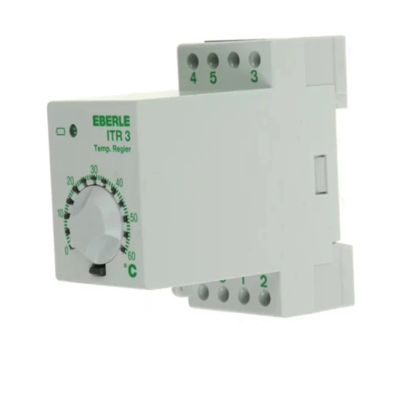 Eberle Electronic Thermostat with 1 CO Switch Configuration, 24V AC Supply Voltage, Operating Range -10°C to ITR-3 528 800