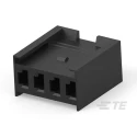 TE Connectivity AMPMODU Mod I Female Connector Housing 3.96 mm Pitch 4 Way 1 Row Straight 280591