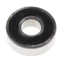 SKF 1 Row Deep Groove Ball Bearing 20 mm ID, 42 mm OD, 12 mm Width, Sheet Metal Cage, Steel Balls 6004-2RSH/C3GJN