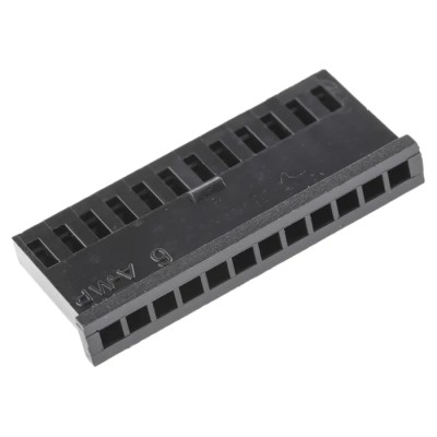 TE Connectivity AMPMODU MOD II Female Connector Housing, 2.54 mm Pitch, 12 Way, 1 Row Straight 280514