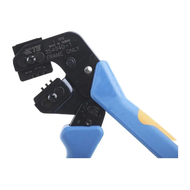 TE Connectivity Pro-Crimper III Commercial Grade Hand Crimp Tool for AMPMODU II Connector Contacts Adjustable Ratchet 58654-1