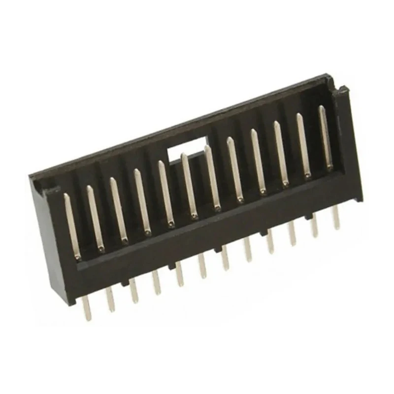 TE Connectivity AMPMODU Mod II Series Shrouded Straight Through Hole PCB Header, 12 Contacts, 2.54 mm Pitch, 1 Row 280520-1