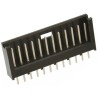 TE Connectivity AMPMODU Mod II Series Shrouded Straight Through Hole PCB Header, 12 Contacts, 2.54 mm Pitch, 1 Row 280520-1