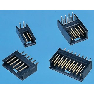 TE Connectivity AMPMODU MOD II Series Straight Through Hole PCB Header, 12 Contacts, 2.54 mm Pitch, 1 Row, Shrouded 280520-2