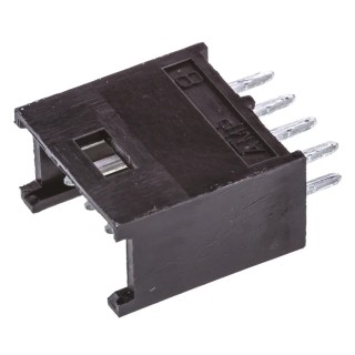 TE Connectivity AMPMODU MOD II Series Straight Through Hole Shrouded PCB Header 8 Contacts 2.54 mm Pitch 2 Row 750V 280384-1
