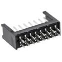 TE Connectivity AMPMODU MOD II Series Straight Through Hole Shrouded PCB Header 16 Contacts 2.54 mm Pitch 2 Row 280385-1