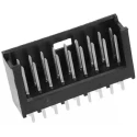 TE Connectivity AMPMODU Mod II Series Straight Through Hole 18 Contact Shrouded PCB Header 2.54 mm Pitch 280509-1