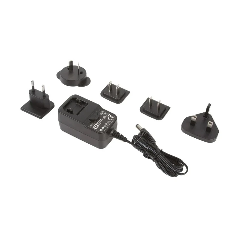 XP Power 36 W 12V DC Output 3 A Interchangeable AC/DC Adapter 2.1 x 5.5 x 12 mm Centre Positive VER36US120-JA
