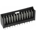 TE Connectivity AMPMODU MOD II Series Straight Through Hole 24 Contact 2.54 mm Pitch 2 Row Shrouded PCB Header 280521-1