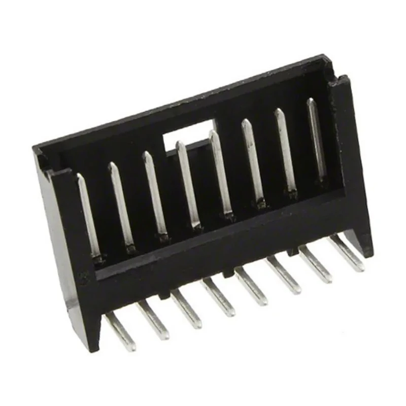 TE Connectivity AMPMODU MOD II Series Right Angle Through Hole PCB Header, 8 Contacts, 2.54 mm Pitch, 1 Row 280380-1