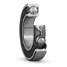SKF Single Row Deep Groove Ball Bearing 25 mm ID, 52 mm OD, 15 mm Width, Sheet Metal Cage, Steel Balls 6205-2RSH/C3GJN