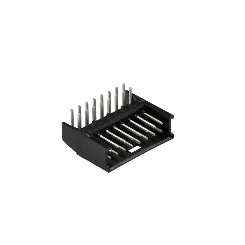 TE Connectivity AMPMODU MOD II Series Right Angle Through Hole PCB Header, 16 Contacts, 2.54 mm Pitch, 2 Rows 280390-1