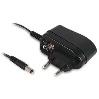 MEAN WELL Medical-Grade 6W AC/DC Adapter Type C 100-264V AC Input 9V DC 660mA Output GSM06E09-P1J