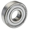 SKF Single Row Deep Groove Ball Bearing 20 mm ID, 52 mm OD, 15 mm Width, Shielded, C3 Clearance 6304-2Z/C3GJN