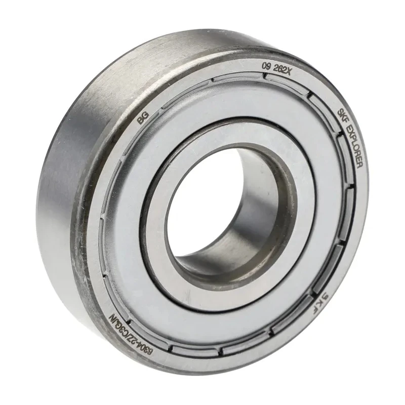 SKF Single Row Deep Groove Ball Bearing 20 mm ID, 52 mm OD, 15 mm Width, Shielded, C3 Clearance 6304-2Z/C3GJN