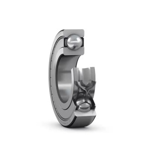 SKF Single Row Deep Groove Ball Bearing 30 mm ID, 72 mm OD, 19 mm Width, C3 Clearance, Shielded, Sheet Metal 6306-2Z/C3GJN