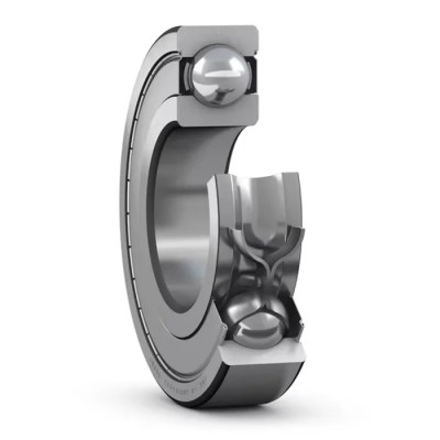 SKF 1 Row Deep Groove Ball Bearing 35 mm ID, 80 mm OD, Shielded, Sheet Metal Cage 6307-2Z/C3GJN
