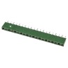 TE Connectivity AMPMODU HV100 Series 20-Contact 1 Row 2.54 mm Pitch Straight Through Hole PCB Socket HV100