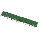 TE Connectivity AMPMODU HV100 Series 20-Contact 1 Row 2.54 mm Pitch Straight Through Hole PCB Socket HV100