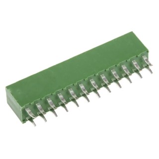 TE Connectivity AMPMODU HV100 Series Straight Through Hole PCB Socket, 24-Contact, 2 Row, 2.54 mm Pitch Solder HV100