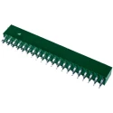 TE Connectivity AMPMODU HV100 Series Straight Through Hole PCB Socket, 40-Contact, 2 Row, 2.54 mm Pitch Solder HV100