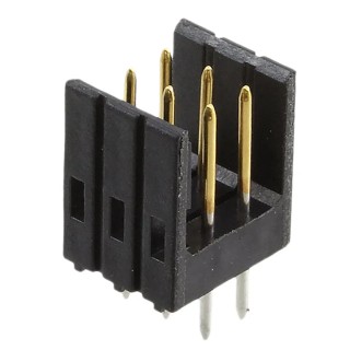 TE Connectivity AMPMODU MOD II Series Straight Through Hole PCB Header, 6 Contacts, 2.54 mm Pitch, 2 Row, Shrouded 826469-3