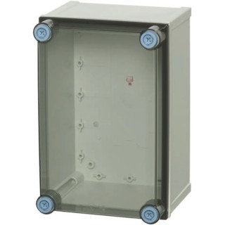 Fibox CAB PCQ Series Polycarbonate Wall Box with IP67 and IP66 Transparent Door, 212 mm x 398 mm x 598 mm 