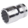 Bahco 1/2 in Drive 13/16 in 12 Point Square Alloy Steel Socket, Polished Finish, 39mm Overall Length 7800DZ-13/16