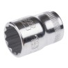 Bahco 1/2 in Drive 19 mm 12 Point Square Socket Polished Alloy Steel 38mm Overall Length 7800DM-19