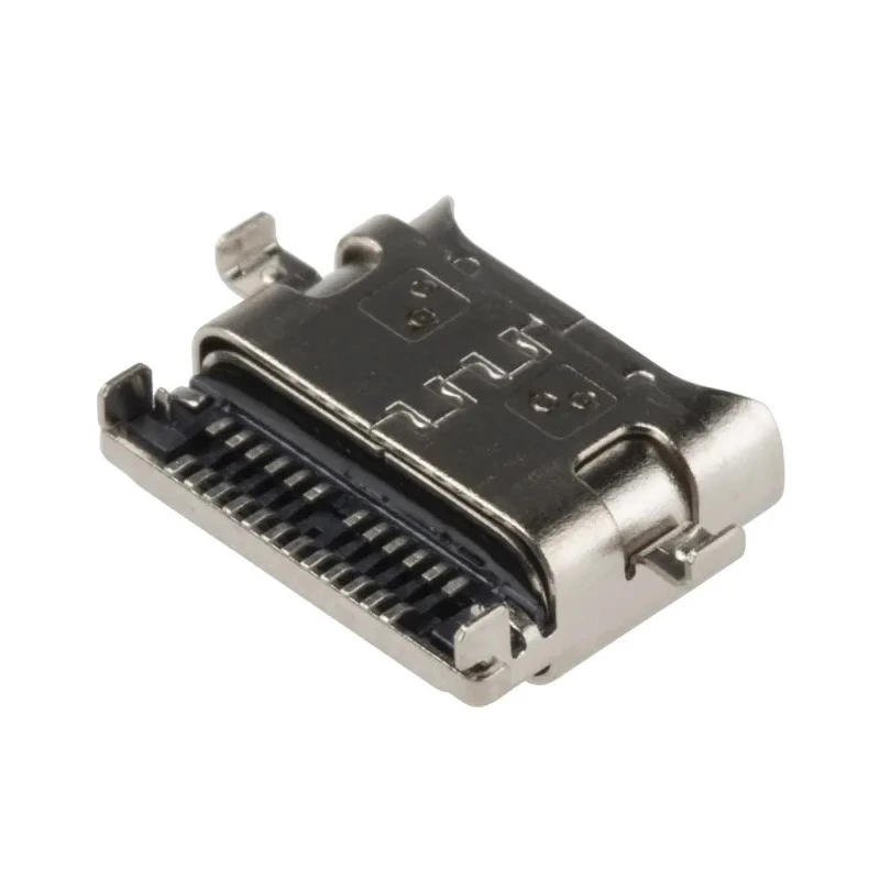 TE Connectivity Straight Surface Mount Female 1-Port USB Type C Connector IPX4 30V 6.25A USB 3.1 1-2295018-2