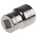 Bahco 1/2 in Drive 24 mm 12 Point Square Socket, Polished Alloy Steel, 41mm Overall Length 7800DM-24