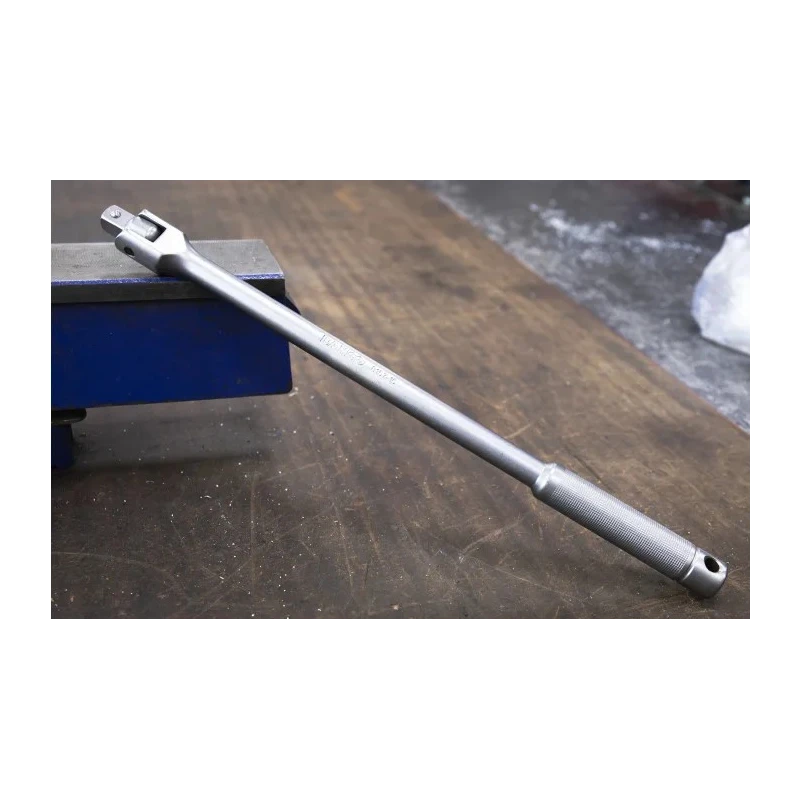 Bahco Breaker Bar 1/2 in Square Drive, Polished Alloy Steel, Length 390mm 8157-15