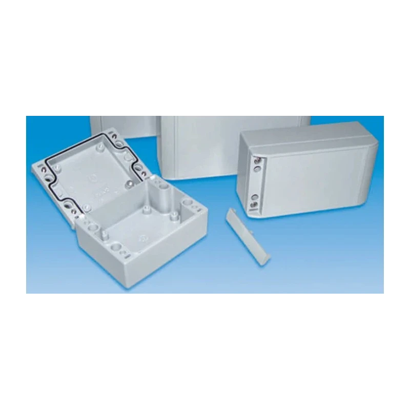 ROLEC AluCASE Series Grey Grey Lid Die Cast Aluminium Enclosure IP67, 90 mm x 280 mm x 170 mm IP67