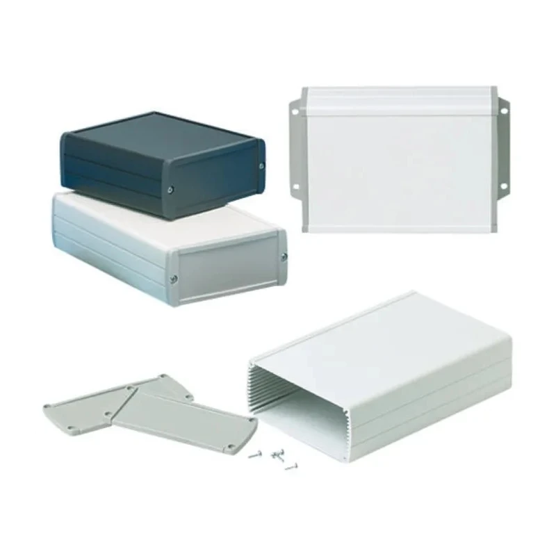 Teko Tekal Series Black Grey Lid Aluminium Enclosure, 45.8 mm x 175 mm x 105.9 mm TEKAL 33-E.29