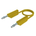 Hirschmann Test & Measurement Connector Test Lead 16A 60V dc Yellow 1 m Lead Length 934092103