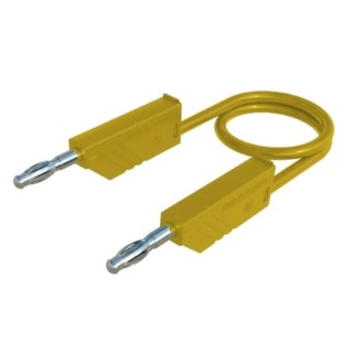 Hirschmann Test & Measurement Connector Test Lead 16A 60V dc Yellow 1 m Lead Length 934092103