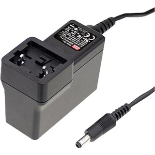 MEAN WELL AC/DC Adapter Universal Plug, 12 V dc Output 3.33 A, 264V ac Input GEM40I12-P1J
