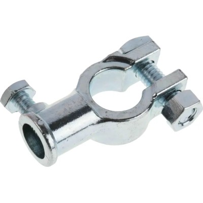 RS PRO Battery Connector, Straight Orientation, Screw Mount, Brass Contact with Nickel Plating 509-7633