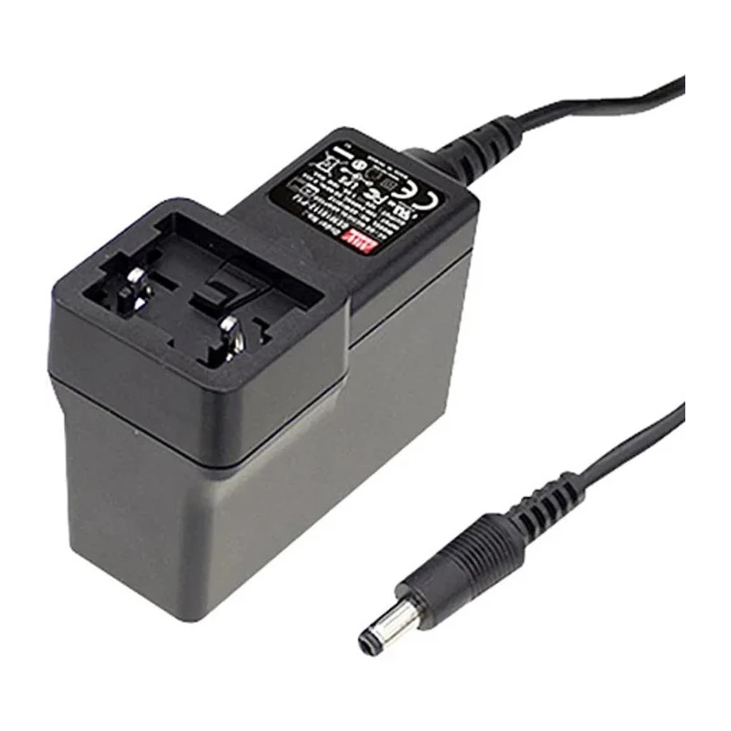 MEAN WELL AC/DC Adapter 18 V DC 1 A Output Universal Plug Australia EU UK US GEM18I18-P1J