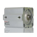 Norgren Pneumatic Compact Cylinder 63mm Bore, 50 mm Stroke, Double Acting, Stainless Steel Body RM/92063/M/50