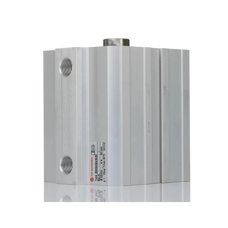 Norgren Pneumatic Compact Cylinder 63mm Bore, 50 mm Stroke, Double Acting, Stainless Steel Body RM/92063/M/50