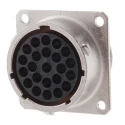 Souriau Sunbank by Eaton MIL Spec Circular Connector Female, Wall Mount, 23 Contacts, Shell Size 18, Crimp UT001823SH6